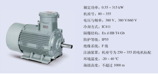 防爆電機參數
